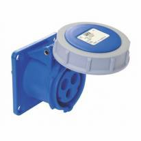 Indbygningsudtag IP67 Twist 125A (100x100)(100x120) - 3 polet