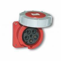 Indbygningsudtag IP67 Twist 125A (100x100)(100x120) - 4 polet