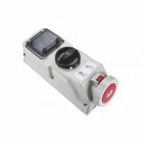 V�gstikd�se m/l�s + afsikring IP67 32A